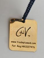 Mini teás kanna és kép keretben, Gustav Klimt  díszítménnyel, zománcozott fém. Kopott, sérült.m: 9 c...