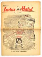 1956 Ludas Matyi, XII. évf. 37. sz., 1956. szept. 13., Szerk.: Gádor Béla, kis szakadással, 8 p.