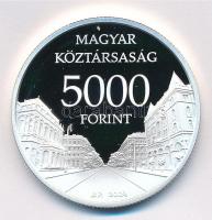 2009. 5000Ft Ag "Világörökség helyszínek: Budapest" kapszulában, tanúsítvánnyal T:PP 
Ada...