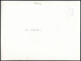 cca 1976 Magyar Alfréd budapesti fotóművész pecséttel jelzett vintage fotóművészeti alkotása (Aszály...