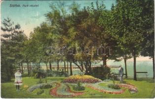 1913 Siófok, park részlet (EK)