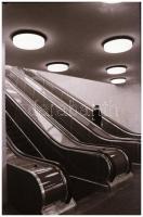 cca 1972 Budapesti metró, Magyar Alfréd budapesti fotóművész 23 db vintage NEGATÍV felvétele, 24x36 ...