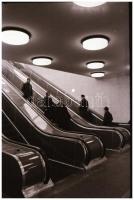 cca 1972 Budapesti metró, Magyar Alfréd budapesti fotóművész 23 db vintage NEGATÍV felvétele, 24x36 ...