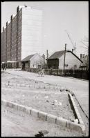 cca 1970 Budapest, Újpalota lakótelep, Magyar Alfréd budapesti fotóművész 38 db vintage NEGATÍV felv...