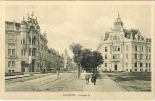 Temesvár, Timisoara; Hunyadi út. Uhrmann Henrik kiadása / street