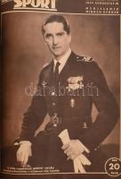 1941-1942 Képes Sport III. évf. 1-52. sz., 1941 jan. 8.-dec. 30., és IV. évf. 1-51. sz., 1942. jan. ...