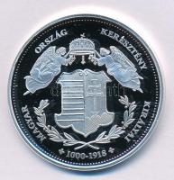 DN "Magyarország Keresztény Királyai / I. Rudolf 1576-1608" Ag emlékérem (20g/0.333/38,36m...