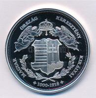 DN "Magyarország Keresztény Királyai / I. "Magnus" Géza 1074-1077" Ag emlékérem ...