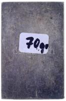 1946. "Ifi. Cs. B. (csapatbajnokság)" jelzetlen Ag ökölvívó díjplakett (70g/59x49mm) T:1- ...