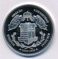 DN "Magyarország Keresztény Királyai / I. Ulászló 1440-1444" Ag emlékérem (20g/0.333/38,36...