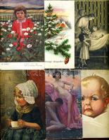 150 db háború előtti motívum és festménylap vegyes minőség