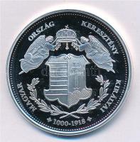 DN "Magyarország Keresztény Királyai / I. "Bajnok" Béla 1060-1063" Ag emlékérem ...