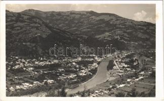 1941 Rahó, Rachov, Rahiv, Rakhiv; látkép a Tiszával / general view (EK)