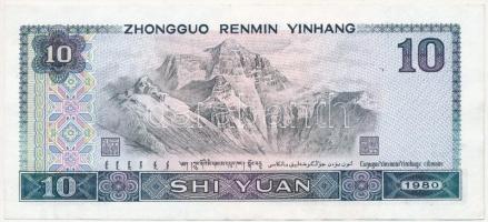 Kína 1980. 10Y T:III
China 1980. 10 Yuan C:F
Krause P#887