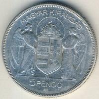 1930. 5P Ag "Horthy" T:3