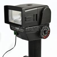 Sunpak japán automata villanó fényképezőgéphez, töltővel, működik, 6 db ceruzaelemmel is működőképes