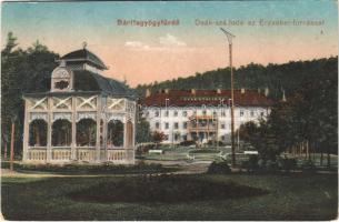1917 Bártfa-gyógyfürdő, Bardejovské Kúpele, Bardiov, Bardejov; Deák szálloda és Erzsébet forrás / hotel mineral spring
