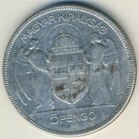 1930. 5P Ag "Horthy" T:3