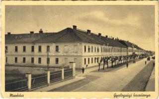 1941 Munkács, Mukacheve, Mukacevo; Gyalogsági laktanya / Hungarian military infantry barracks (Rb)