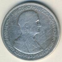 1930. 5P Ag "Horthy jobbra" T:3