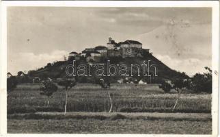 Munkács, Mukacheve, Mukacevo; vár / castle (gyűrődés / crease)