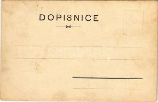 Cerveny Kostelec, Krajinská vystava v Cerv. Kostelci / Landscape exhibition. Chromolitografie Kabátn...