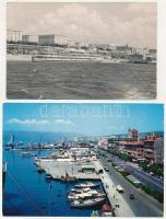 52 db MODERN magyar és külföldi hajós motívum képeslap / 52 modern Hungarian and other ship motive p...