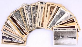 116 db RÉGI külföldi város képeslap vegyes minőségben / 116 pre-1945 European town-view postcards in mixed quality