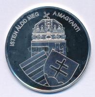 DN "Nemzetünk nagyjai - Hunyadi János" Ag emlékérem tanúsítvánnyal (10,37g/0.999/35mm) T:P...