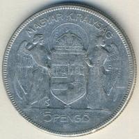 1930. 5P Ag "Horthy" T:3 kis ph