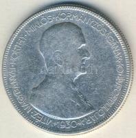 1930. 5P Ag "Horthy" T:3 kis ph.