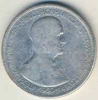 1930. 5P Ag "Horthy" T:3 kis ph.