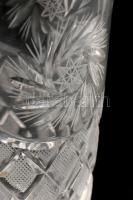 6 db kristály vizes pohár, eredeti dobozában. Hibátlan. 15 cm