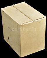 6 db kristály pezsgős pohár, eredeti dobozában. Hibátlan. 17 cm