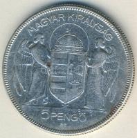 1930. 5P Ag "Horthy" T:3 kis ph