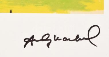 Andy Warhol (1928-1987): Mao Ce Tung / Mao Zedong Litográfia, papír. Sorszámozott 9/100 jelzett a ny...