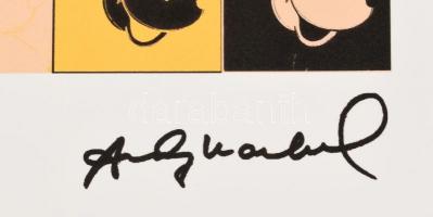 Andy Warhol (1928-1987): Négyszögletes Mickey egér 
 / Quadrant Mickey Mouse Litográfia, papír. Sor...