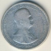 1930. 5P Ag "Horthy" T:3 k. ph