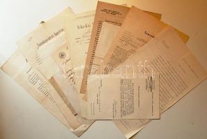 1868-1945 15 db érdekes okmány