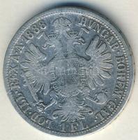 Ausztria 1888. 1Fl Ag T:3