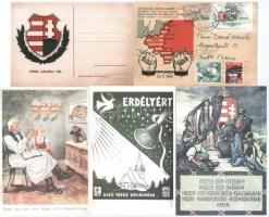 23 db MODERN magyar motívum reprint képeslap: irredenta és 1956-os forradalom propaganda / 23 modern Hungarian reprint motive postcards: irredenta and Hungarian Revolution of 1956