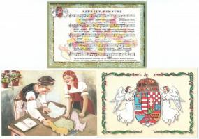 23 db MODERN magyar motívum reprint képeslap: irredenta és 1956-os forradalom propaganda / 23 modern...