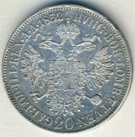 Ausztria 1852A 20Kr Ag I.Ferenc József T:2-/3+ ph.