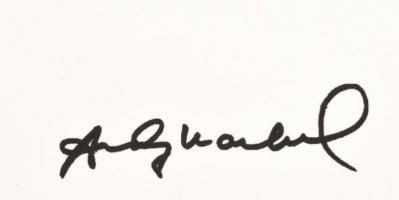 Andy Warhol (1928-1987): Négyszögletes Marylin Monroe Litográfia, papír. Sorszámozot 39/100 jelzett ...