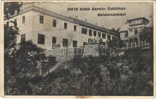 1931 Balatonalmádi, ORTE Dobó Sándor üdülőház (fa)