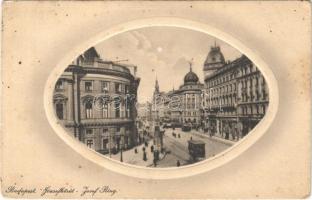 1910 Budapest VIII. József körút, villamos (EK)
