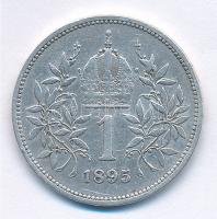 Ausztria 1895. 1K Ag "Ferenc József" T:2-
Austria 1895. 1 Corona Ag "Franz Joseph&qu...