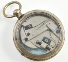 Antik lépésszámláló. XX.  sz eleje. FWR jelzéssel, üveg hátlappal, fém tokkal. Működő szép állapotba...