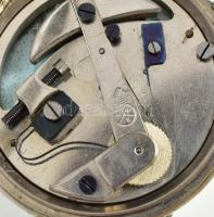 Antik lépésszámláló. XX.  sz eleje. FWR jelzéssel, üveg hátlappal, fém tokkal. Működő szép állapotba...