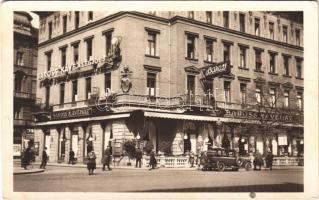 Budapest VIII. Baross Kávéház és Étterem, automobil. József körút 45.